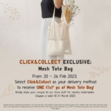 UNIQLO Free Mesh Tote Bag Giveaway