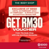 SOGO Johor Bahru Free RM30 Vouchers Giveaways