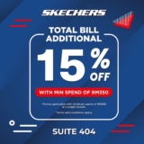 Skechers Special Sale at Johor Premium Outlets: Enjoy 15% Savings with RM350 Purchase