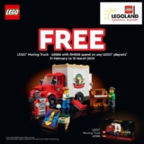 LEGOLAND FREE LEGO Moving Truck Promotion
