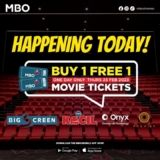 MBO Cinemas Buy 1 FREE 1 movie tickets promo