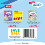 Genki Diapers Extra RM6 Off at Lotus’s