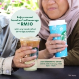 Starbucks Second Handcrafted Beverage at only RM10