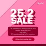 Apple Products x Switch Save up to RM800 Sale