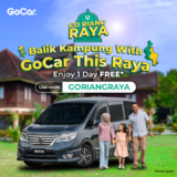 GoCar Free 1 Day Ride Raya Balik Lamping Promo Code