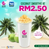 Coolblog Coconut Smoothie for only RM2.50