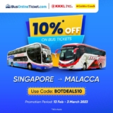 Get 10% off Golden Coach Express and KKKL Express bus tickets with Bus Online Ticket