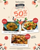Enjoy up to 50% off on selected dishes at Italiannies on IWD 2023