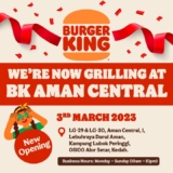 Burger King Aman Central Outlet Opening Free Burgers Giveaways