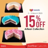 Secret Recipe offers 15% OFF for Artisan Collection, Chocolate Indulgence, and Platinum Collection