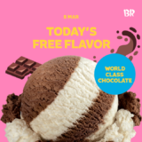 Get Baskin Robbins World Class Chocolate and get a Kids Scoop of this for FREE