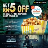 GSC Offers RM5 OFF the Large Seasalt/Mixed Popcorn Combo with Coca-Cola