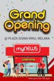 myNEWS Plaza Siswa MMU Outlet Opening Promotions