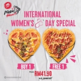 Pizza Hut FREE Pizza Heart on International Women’s Day Promo 2023