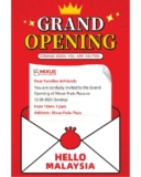 MIXUE 蜜雪冰城 Pudu Plaza Opening FREE Cash Voucher And 2nd Cup for 50% discount Promotions