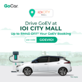 GoCar GoEV IOI City Mall RM40 Promo Code