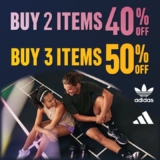 Adidas Factory Outlet Mitsui Outlet Park KLIA Sepang up to 50% Off Sale