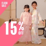 POPLOOK 48 hour Flash Sale : 15% off all Raya kids!