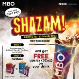 MBO Cinemas FREE drink upsize when you say “SHAZAAAMMMMM”