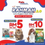 Pets Wonderland Rahmah RM5 for Pet Food Promotion