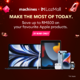 Machines x Lazada 21.3 Special Sale up to RM500 Off