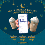 Zus Coffee Free up to 5 Cup Drinks Giveaway on 22 March 2023