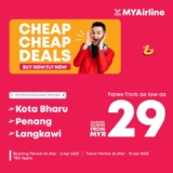 MYAirline Cheap Cheap Deals As Low RM29