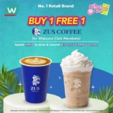 Zus Coffee Buy 1 Free 1 Voucher Giveaways by Watsons