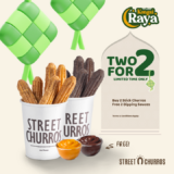 Street Churros 2For2 promotion on throughout Ramadan!