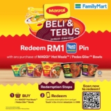 MAGGI Hot Mealz Bowls or Pedas Giler Bowls Free RM1 TNG eWallet Credits Giveaways