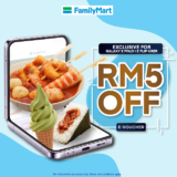 FamilyMart Free Exclusive RM5 OFF E-Voucher Exclusively for Samsung Galaxy Z Flip/Fold users