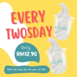 TWO of Muyogi’s delicious soft serves for the price of ONE on Every Tuesday