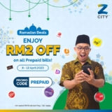 ZCITY Extra RM2 OFF on Prepaid Bills Promotion