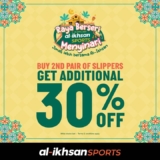 Al-Ikhsan Sports 30% Off Promotion of Slipper Raya