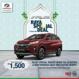 Perodua Exclusive Raya Special Deals with Rebate of RM1500 Promo