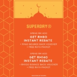 Superdry Raya Sale 2023 Instant rebates + Free Bounce-back vouchers