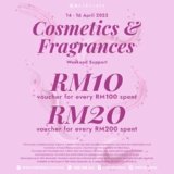 Metrojaya Cosmetic & Fragrance Raya Sale 2023 Free Vouchers Giveaways