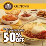 Get Your Caffeine Fix with OldTown White Coffee e-Cash Vouchers at 50% Off on Lazada