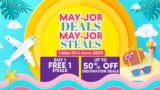 KKDay May-jor Deals, May-jor Steals Buy 1 Free 1 Deals