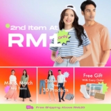 Score Big Savings on Fashion: Buy 1 Item, Get The 2nd @ RM1 and Free Gifts with Every Order at Oxwhite