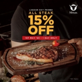 Me’nate Steak Hub 15% OFF for ALL STEAK Labour Day Promo 2023