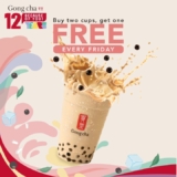 Gong Cha Buy 1 Free 1 Drinks on Every Friday