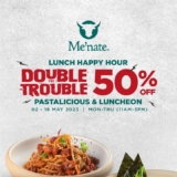 Me’nate Steak Hub PASTALICIOUS & LUNCHEON MENU 50% off on May 2023