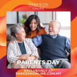 Parkson Parents’ Day sale up to RM50 Promo Code for Grab