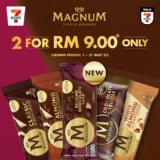 MAGNUM Ice Cream 2 Stick For only RM9 @ 7-Eleven