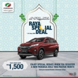 Experience Comfort and Savings with Perodua Aruz : Special Exclusive Deals with RM1500 Rebate !