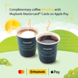 FamilyMart FREE Coffee with Maybank Mastercard Cards via Apple Pay