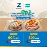 ZCITY : Enjoy up to 60% Off on FamilyMart Oden e-Voucher