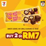 Buy 2 Walls Bites Time at RM7.00 at any 7-Eleven