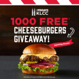 TGI Fridays KLCC Outlet Free Cheeseburgers Giveaway on 12 May 2023